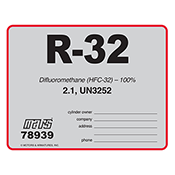 MARS Refrigerant ID Label